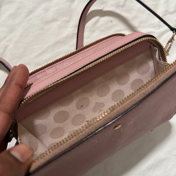 Kate Spade NY Blush Pink Wallet Crossbody Bag - Picture 5 of 6